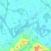 Mappa topografica Fiume Tanaro, altitudine, rilievo