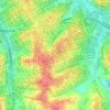 Mappa topografica Praça Bom Pastor, altitudine, rilievo