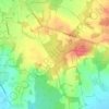Mappa topografica Lion's Copse, altitudine, rilievo