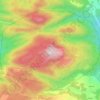 Mappa topografica 太姥山风景区, altitudine, rilievo