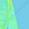 Mappa topografica sand dune, altitudine, rilievo