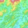 Mappa topografica Serra do Roncador, altitudine, rilievo