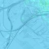Mappa topografica Ringvaart van de Zuidplaspolder, altitudine, rilievo