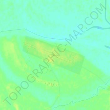 Mappa topografica Отары, altitudine, rilievo