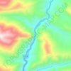 Mappa topografica 特尔苏里河, altitudine, rilievo