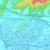 Mappa topografica 牛岗山公园, altitudine, rilievo