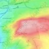 Mappa topografica Skipton Moor, altitudine, rilievo