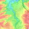 Mappa topografica Fiume Elsa, altitudine, rilievo
