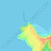 Mappa topografica Gomukh, altitudine, rilievo