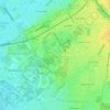 Mappa topografica Goffertpark, altitudine, rilievo