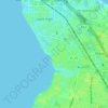 Mappa topografica Lillian S. Davin Park, altitudine, rilievo