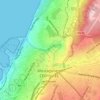 Mappa topografica Oued Aîn Safra, altitudine, rilievo