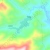 Mappa topografica 矶头水库, altitudine, rilievo