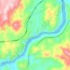Mappa topografica 沙溪, altitudine, rilievo
