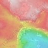 Mappa topografica Lago Nero, altitudine, rilievo