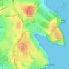 Mappa topografica Malabar Beach, altitudine, rilievo