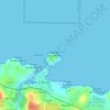 Mappa topografica Faro de Punta Atalaya, altitudine, rilievo