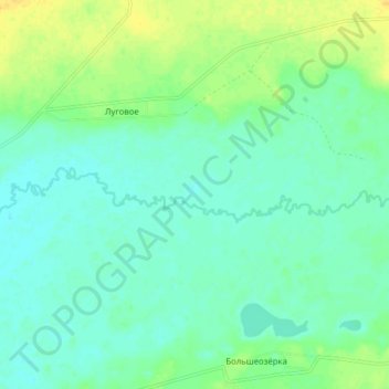 Mappa topografica Ивановка, altitudine, rilievo