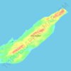 Mappa topografica Isla Isabela, altitudine, rilievo