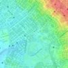 Mappa topografica Praça Armando de Sales de Oliveira, altitudine, rilievo