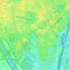 Mappa topografica Plaza de la Safor, altitudine, rilievo