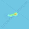 Mappa topografica Acheron Island, altitudine, rilievo