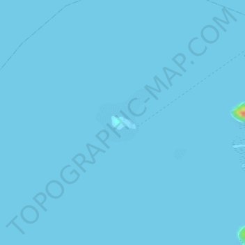 Mappa topografica Dicalatan Island (Pass Island), altitudine, rilievo