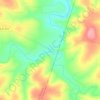Mappa topografica Pedernales Falls Road, altitudine, rilievo