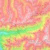 Mappa topografica Val Bregaglia, altitudine, rilievo
