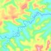 Mappa topografica Rio Jangada, altitudine, rilievo