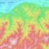Mappa topografica 沣河, altitudine, rilievo