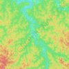 Mappa topografica Rio Tejo, altitudine, rilievo