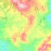 Mappa topografica Serra do Espinhaço, altitudine, rilievo