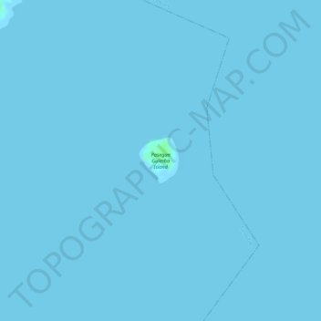 Mappa topografica Pasegan Guimba Island, altitudine, rilievo