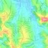 Mappa topografica Praça Redescobrindo o Interior, altitudine, rilievo