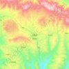 Mappa topografica 巴燕镇, altitudine, rilievo