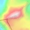 Mappa topografica Porong Ri, altitudine, rilievo