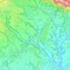Mappa topografica Ossola, altitudine, rilievo
