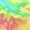Mappa topografica Ouadhias, altitudine, rilievo