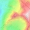 Mappa topografica Monte Pasquale, altitudine, rilievo