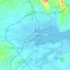 Mappa topografica Olbia, altitudine, rilievo