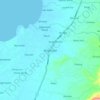 Mappa topografica Magsingal, mappa di rilievo, mappa dell'altitudine