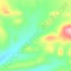 Mappa topografica 可可西里, altitudine, rilievo