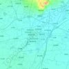 Mappa topografica 新乡市, altitudine, rilievo