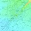 Mappa topografica 唐山市, altitudine, rilievo