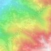 Mappa topografica Montecampione, altitudine, rilievo