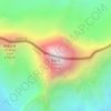 Mappa topografica Pumori, altitudine, rilievo