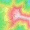 Mappa topografica 金字塔, altitudine, rilievo
