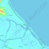 Mappa topografica Tago, altitudine, rilievo