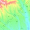 Mappa topografica 小梁, altitudine, rilievo